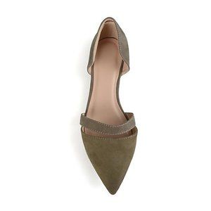 JOURNEE COLLECTION WOMENS NITA FLAT - OLIVE